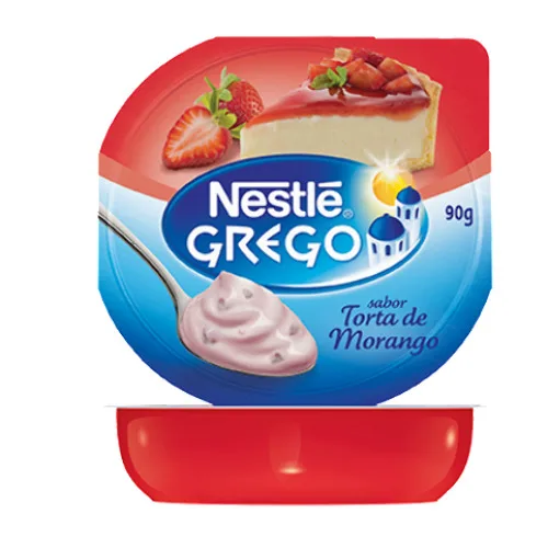 Iogurte Grego Torta De Morango Nestlé Pote 90g - NESTLE - Frios E Laticínios