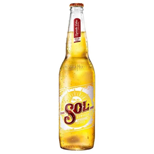 Cerveja Garrafa 600ml Sol Pilsen - SOL PILSEN - Bebidas