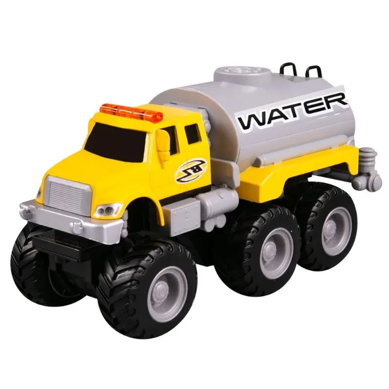 Miniatura Caminhão Builder Zone Water Tanker Amarelo Maisto 21191