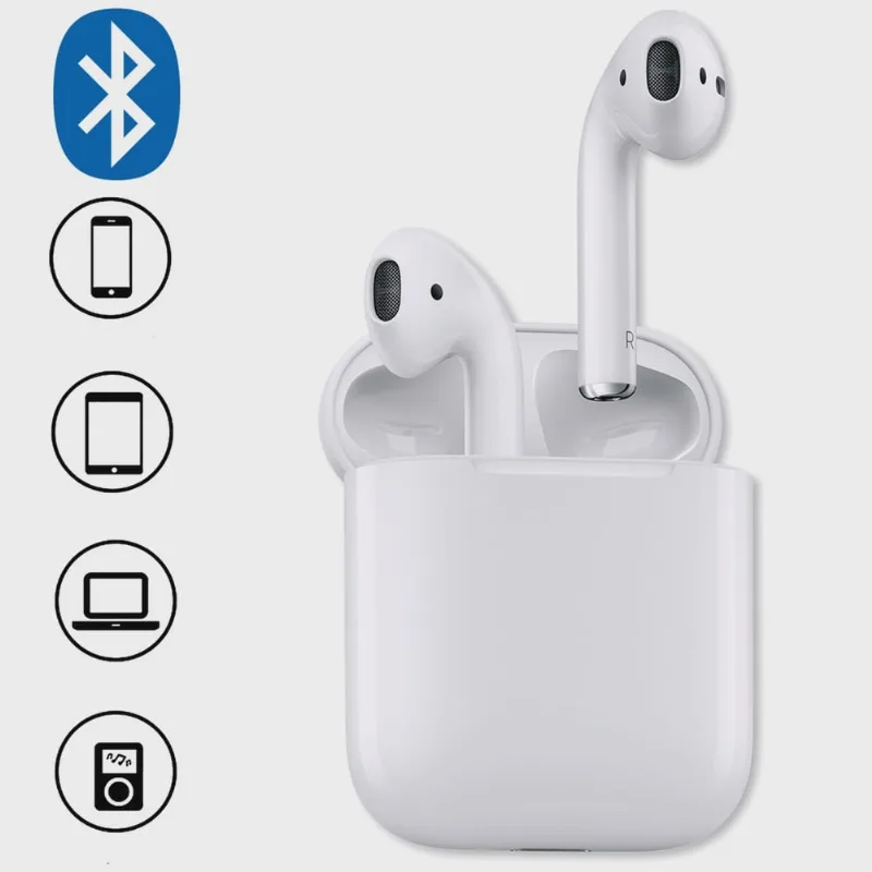 Fone De Ouvido Bluetooth Tws I12 S/Fio Recarregável Touch