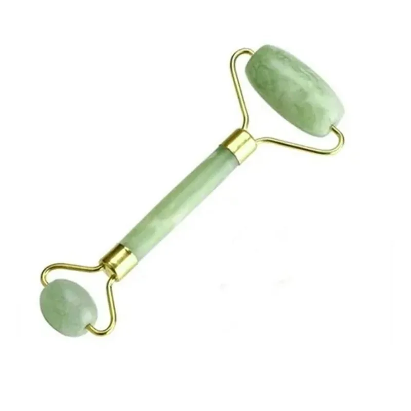 Rolo De Jade Facial Anti Rugas - Massageador De Pedra Natural Para Tonificar E Revitalizar A Pele
