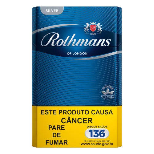 Cigarro Silver Rothmans Com 10 Carteiras Box - SILVER - Tabacaria