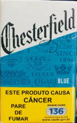 CIGARRO ORIGINAL BLUE CHESTERFIELD BOX - CHESTERFIELD