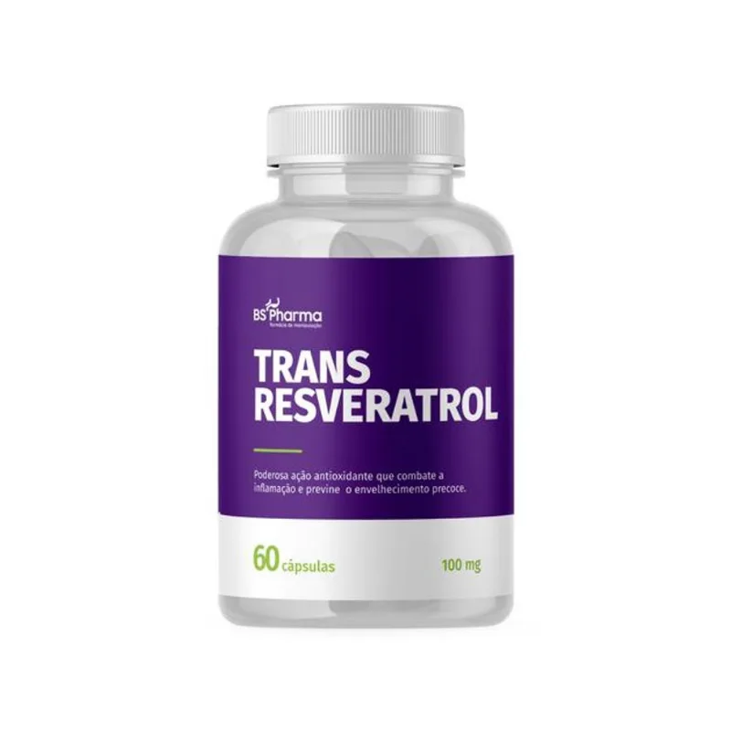 Resveratrol (Trans-resveratrol) 100 mg - 60 Cápsulas