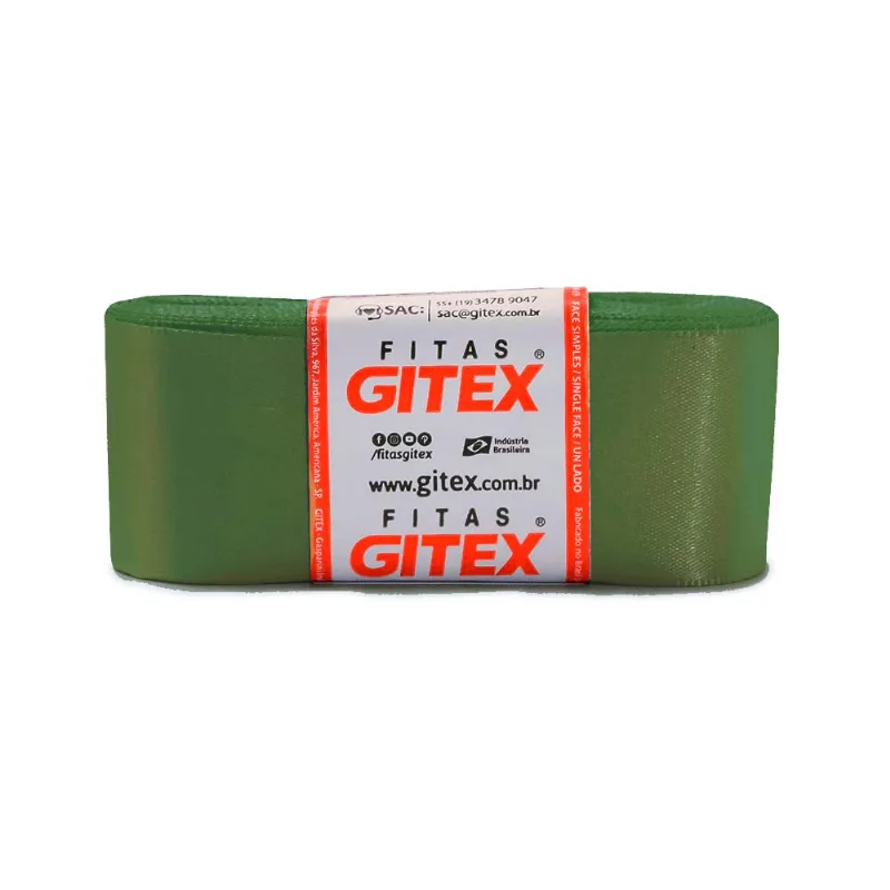 FITA CETIM Nº12 10M 48MM 100% POLIESTER 8090209 VERDE FLORESTA 209