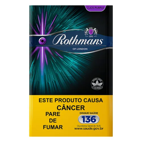 CIGARRO CLICK PURPLE ROTHMANS BOX - ROTHMANS
