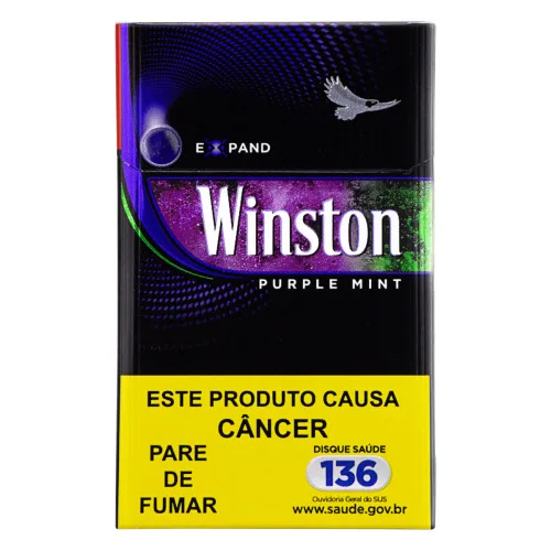 CIGARRO PURPLE MINT WINSTON BOX - WINSTON