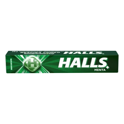 Bala Menta Halls Pacote 28g - HALLS - Mercearia