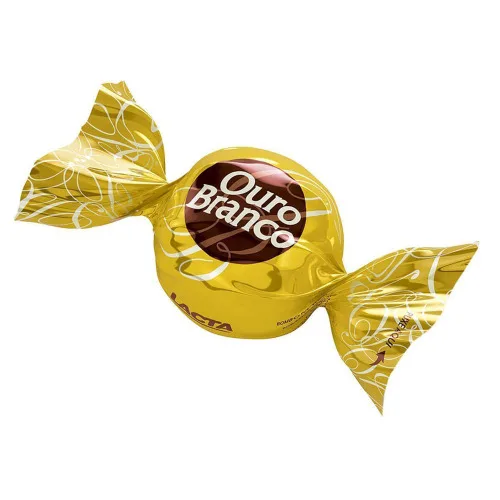 Bombom Wafer Lacta Ouro Branco Pacote 20g - LACTA