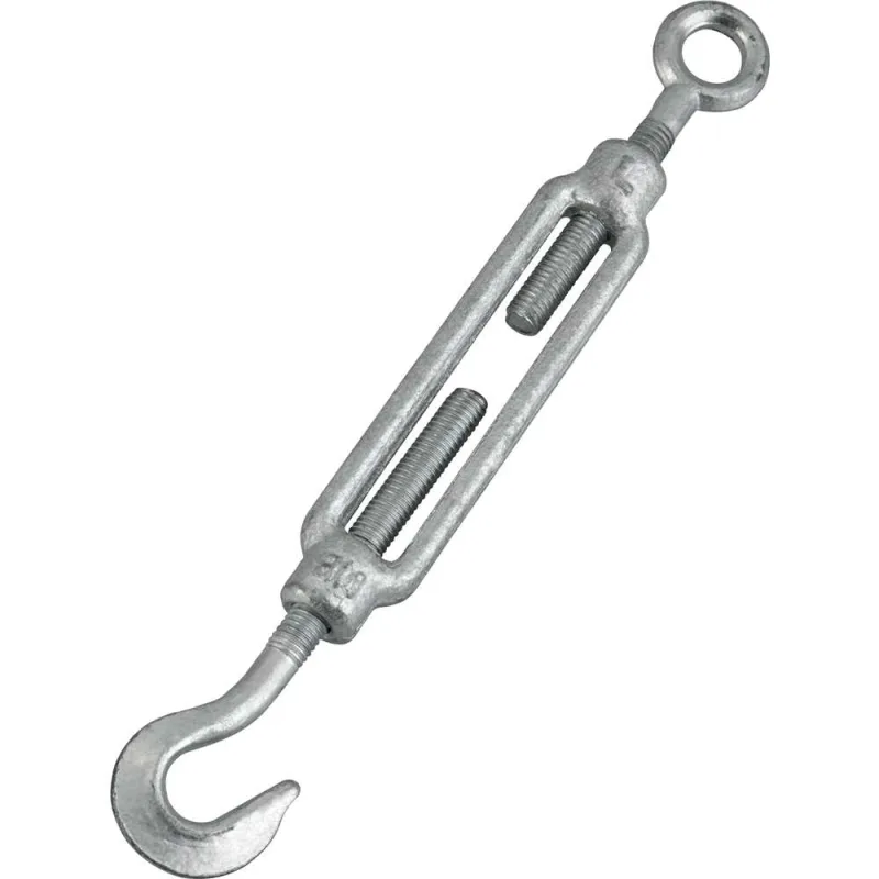 Esticador Olhal x Gancho Galvanizado para Cabo de Aço 5/16" 7,93mm Uso Industrial - VONDER PLUS - VONDER - Movimentação De Materiais