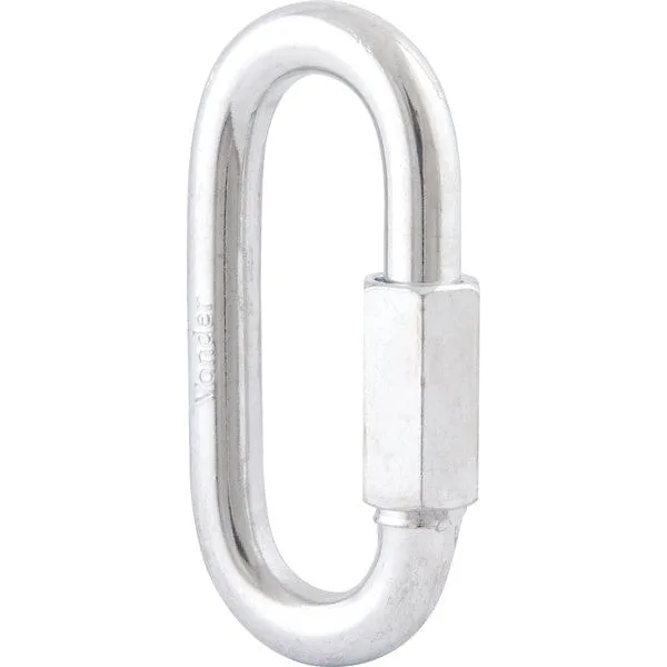 Mosquetão Reto com Rosca 7,94mm 5/16" 350kg com 2 peças - VONDER - VONDER - Movimentação De Materiais