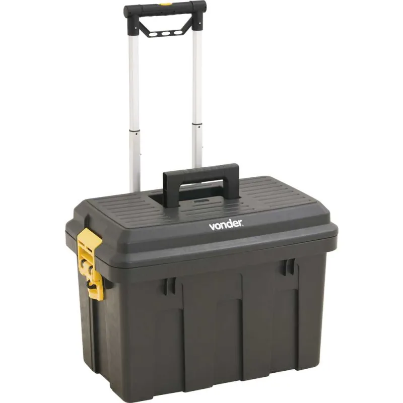 Caixa Plástica com Rodas 620x440x445mm CRV 0200 - VONDER - VONDER - Ferramentas Manuais