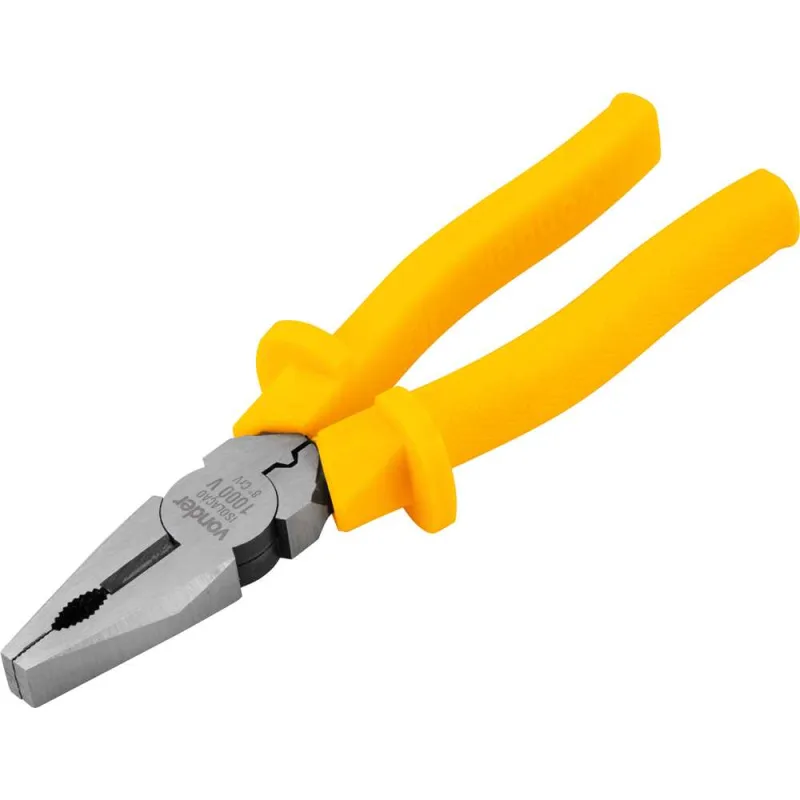 Alicate Universal Eletricista 8" Profissional Isolação 1000V 3662100008 VONDER - VONDER - Ferramentas Manuais