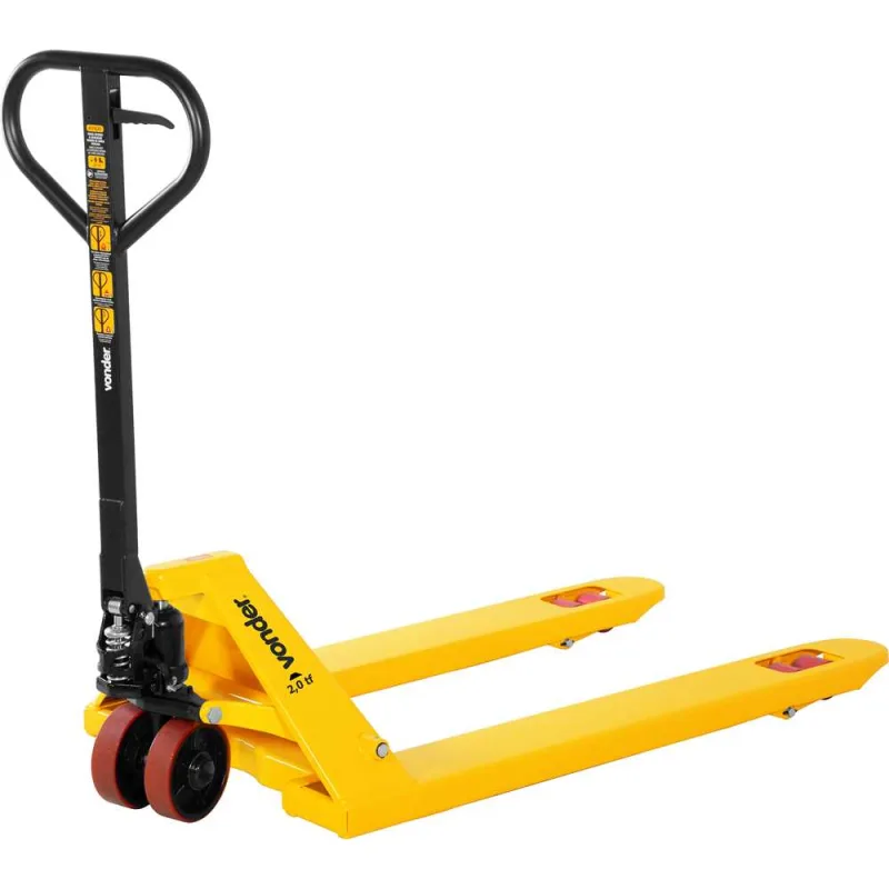 Paleteira hidráulica 2,0 tf 1.150 mm x 685 mm roda dupla PDP 206 VONDER - VONDER - Movimentação De Materiais