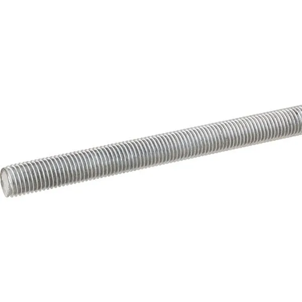 Barra roscada zincada branca UNC 5/8" x 1,0 m com 5 peças - VONDER - VONDER