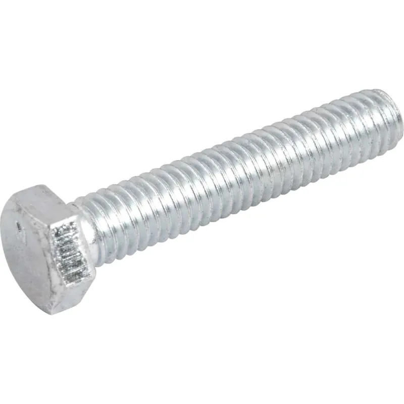 Parafuso sextavado zincado 3/8" x 2" UNC rosca total - VONDER - VONDER