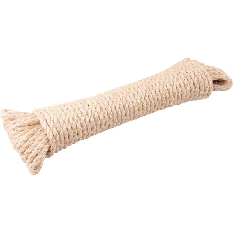 Corda de sisal 6 mm x 15 m 3 pernas - VONDER - VONDER - Movimentação De Materiais
