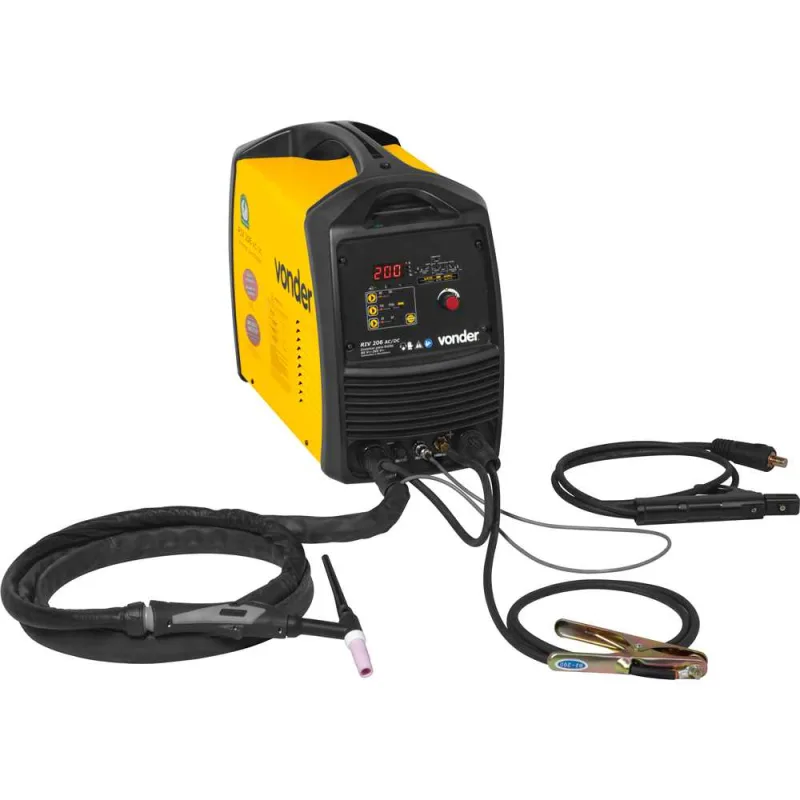Inversor de solda com eletrodo e TIG 200 A 220V~ mono RIV 206 AC/DC VONDER - VONDER - Solda