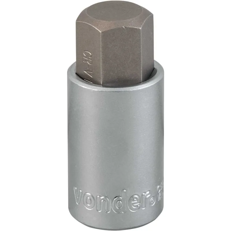 Soquete hexagonal 17 mm encaixe de 1/2" - VONDER - VONDER - Ferramentas Manuais