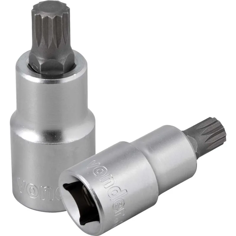 Soquete multidentado curto com encaixe de 1/2" M10 VONDER - VONDER - Ferramentas Manuais
