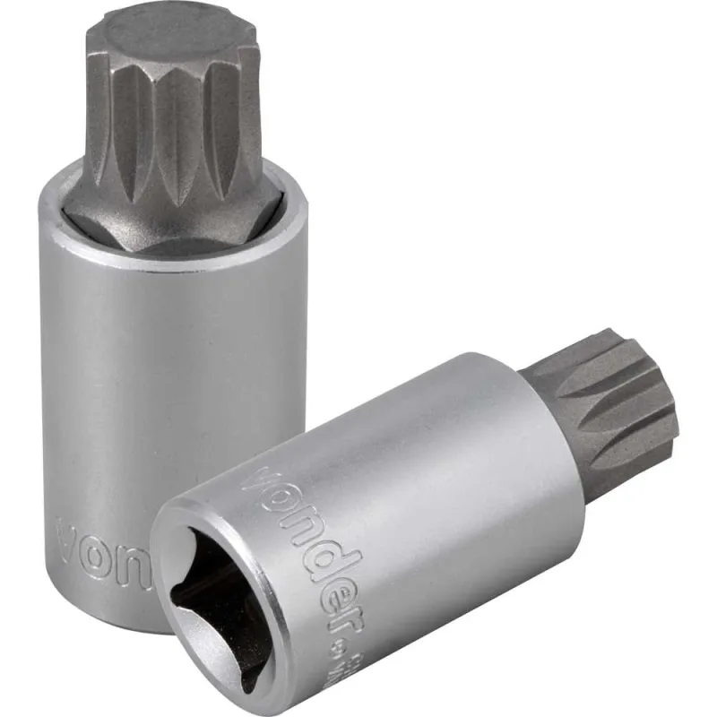 Soquete multidentado curto com encaixe de 1/2" M16 VONDER - VONDER - Ferramentas Manuais
