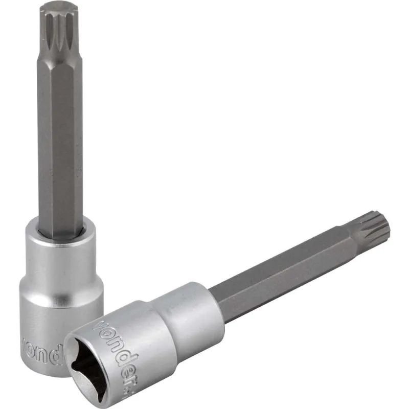 Soquete multidentado longo com encaixe de 1/2" M10 VONDER - VONDER - Ferramentas Manuais