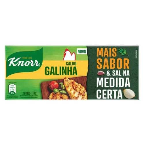 Caldo Em Tablete Galinha Knorr Caixa 114g 12 Unidades - KNORR - Mercearia
