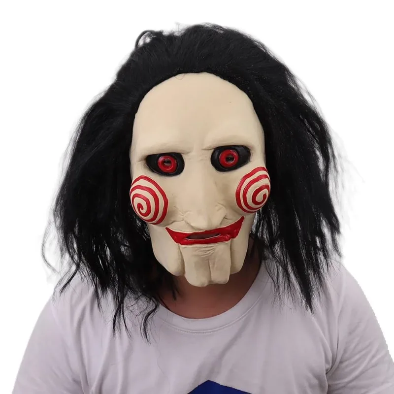 Máscara Jigsaw Filme Jogos Mortais Latex Halloween Látex