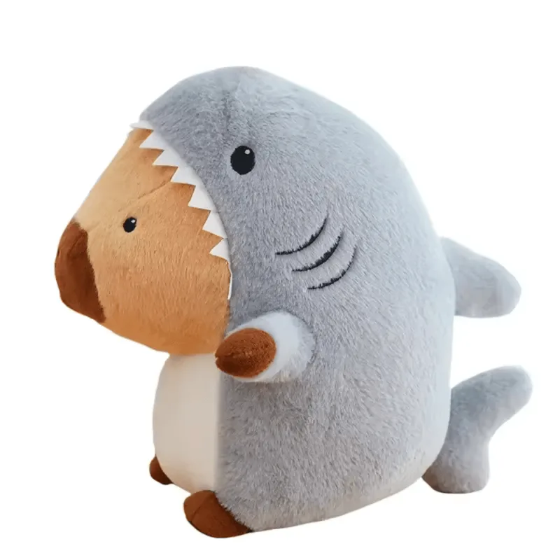 Brinquedo De Pelúcia Adorável- Capivara Tubarão