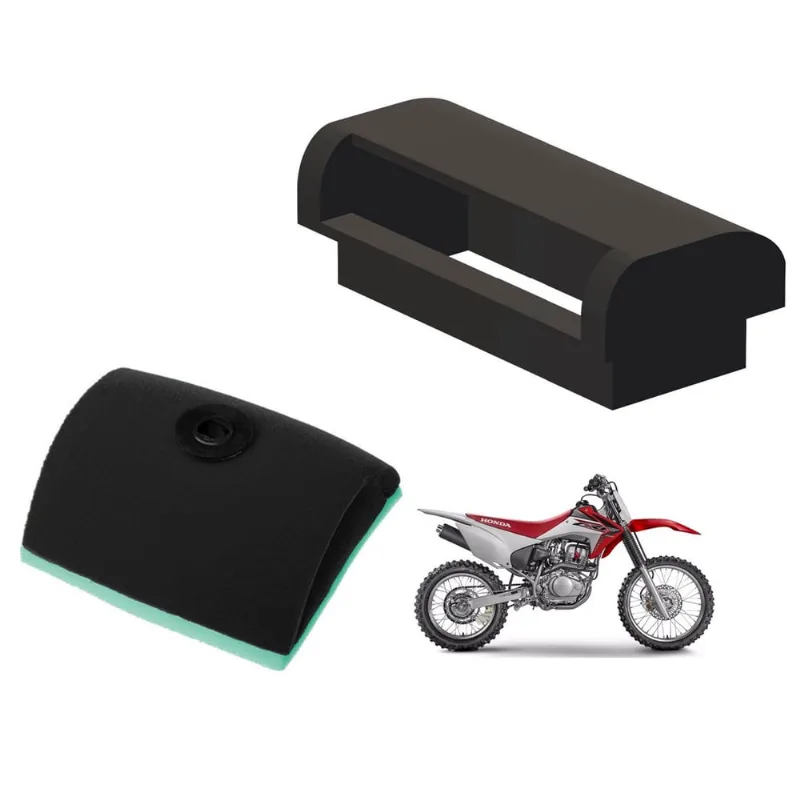 Protetor de bocal do filtro de ar com elemento filtro CRF150 CRF230 CRF150F CRF230F Honda