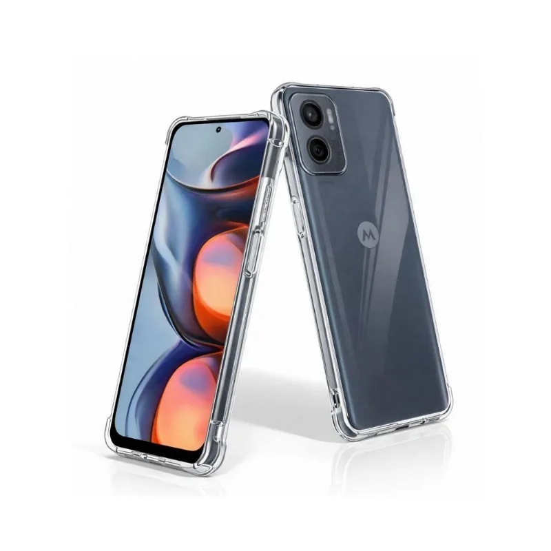 Capinha Para Moto G35 Antishock Silicone Transparente
