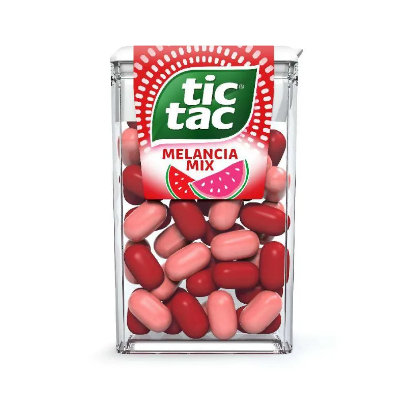 Tic Tac Pastilhas Sabor Melancia Mix 14,5g