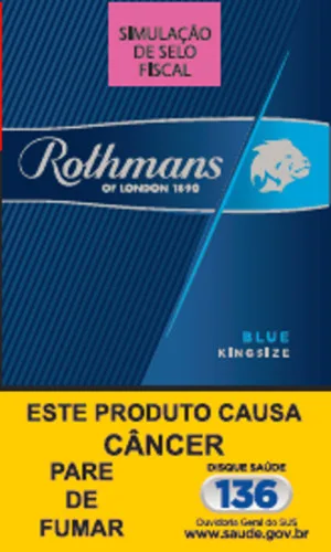 CIGARRO BLUE ROTHMANS KINGSIZE MAÇÕ - ROTHMANS