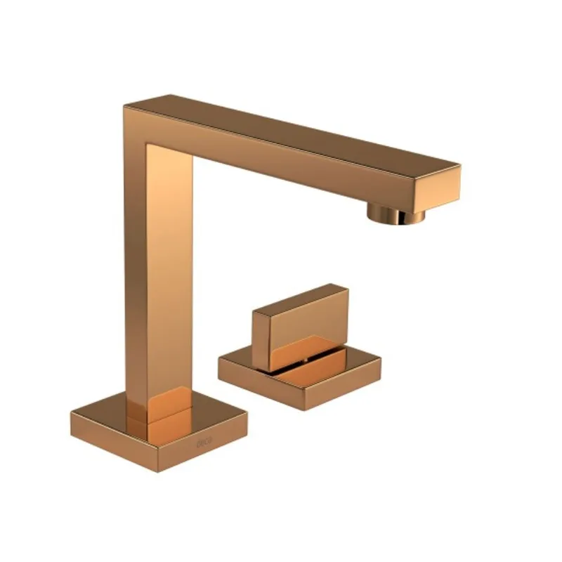 Torneira de Mesa Bica Alta para Lavatório 1191 Dream Red Gold Deca Torneira Lavatório Mesa Bica Alta Dream Red Gold 1191 C87 Deca