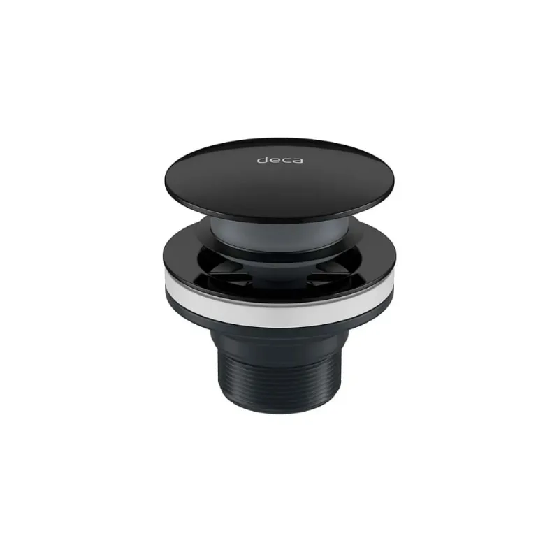 Válvula de Escoamento Click Deca para Lavatório/Cuba/Bidê 1601BLCLINO Black Noir Valvula Escoamento Luxo Deca Black Noir