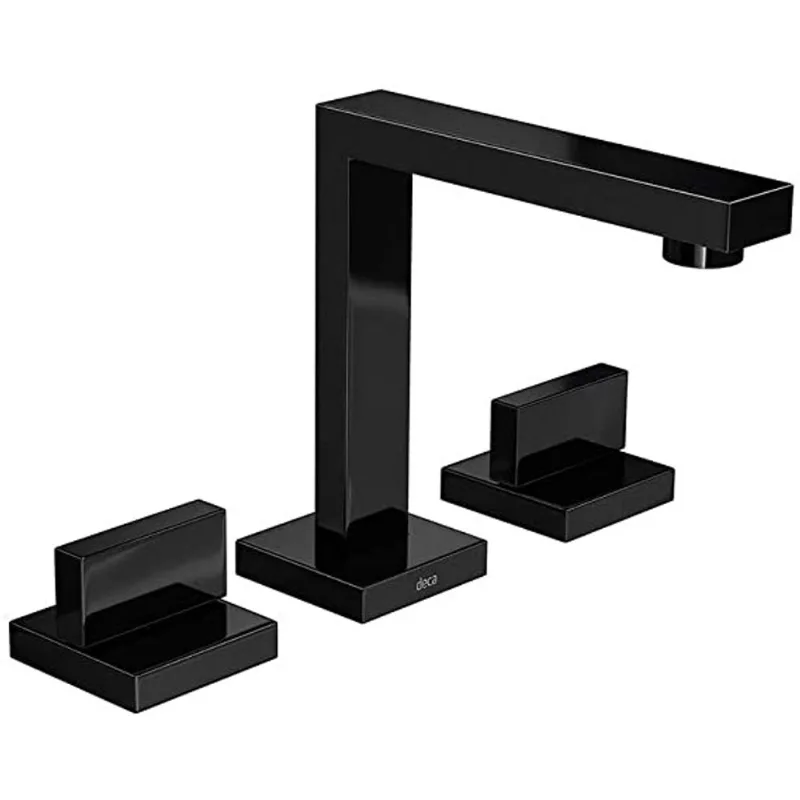 Misturador para lavatorio de mesa bica alta 15 dream-black noir Deca