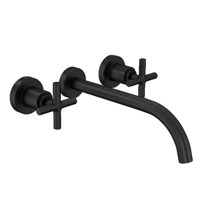Misturador De Parede Para Lavatório Duna Clássica Black Matte Deca