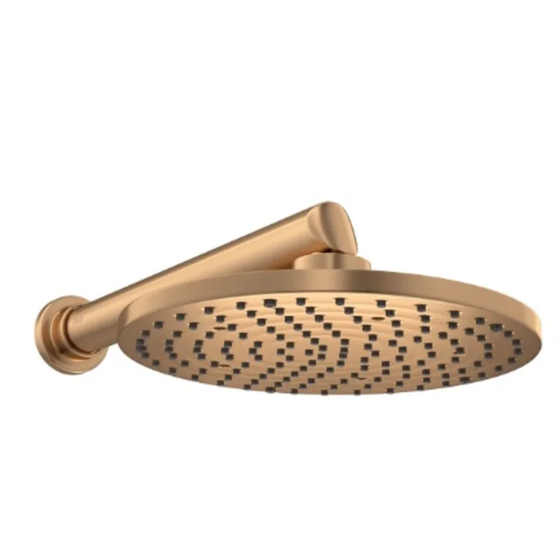 Chuveiro de Parede com Tubo Temperatura Máxima 70°C Aquamax NBR 15206 Gold Matte Deca