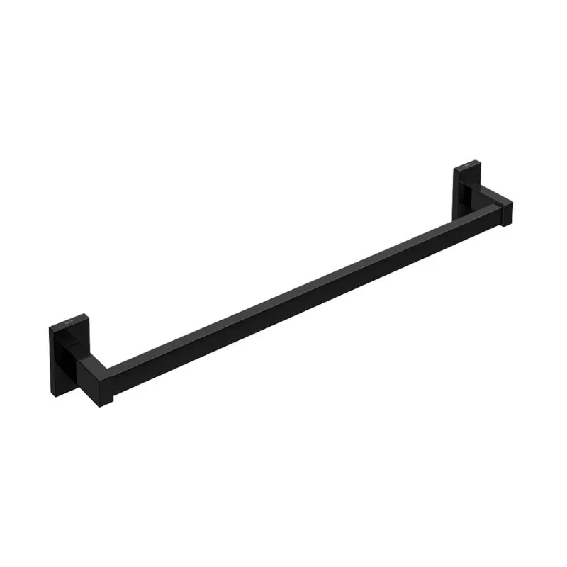 Porta toalha barra Quadratta black noir Deca