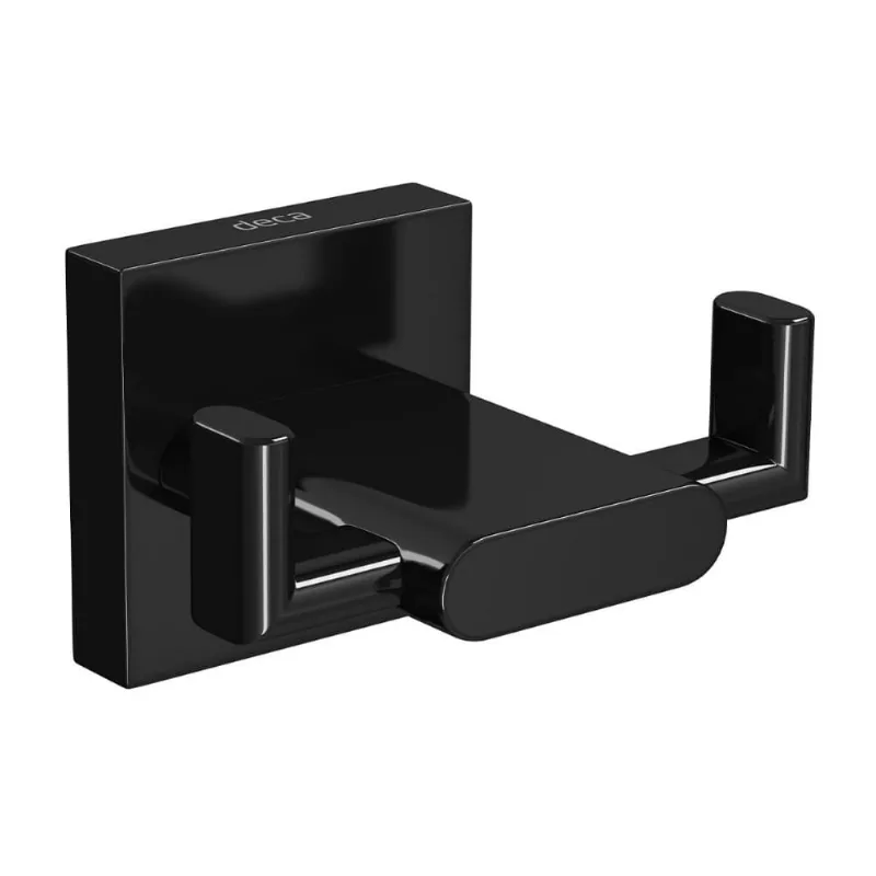 Cabide Duplo Polo Black Noir Deca - DECA METAIS - Casa E Construção