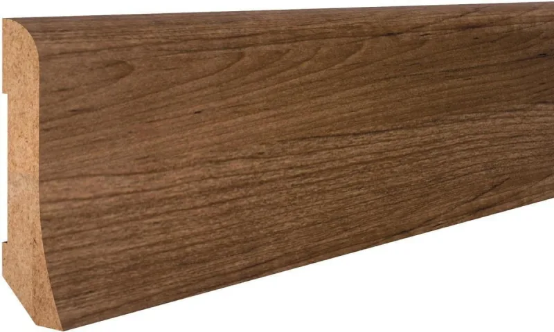 Rodapé Para Piso Laminado de MDF Durafloor Cor 17 2,1x6cm - Durafloor - Construção