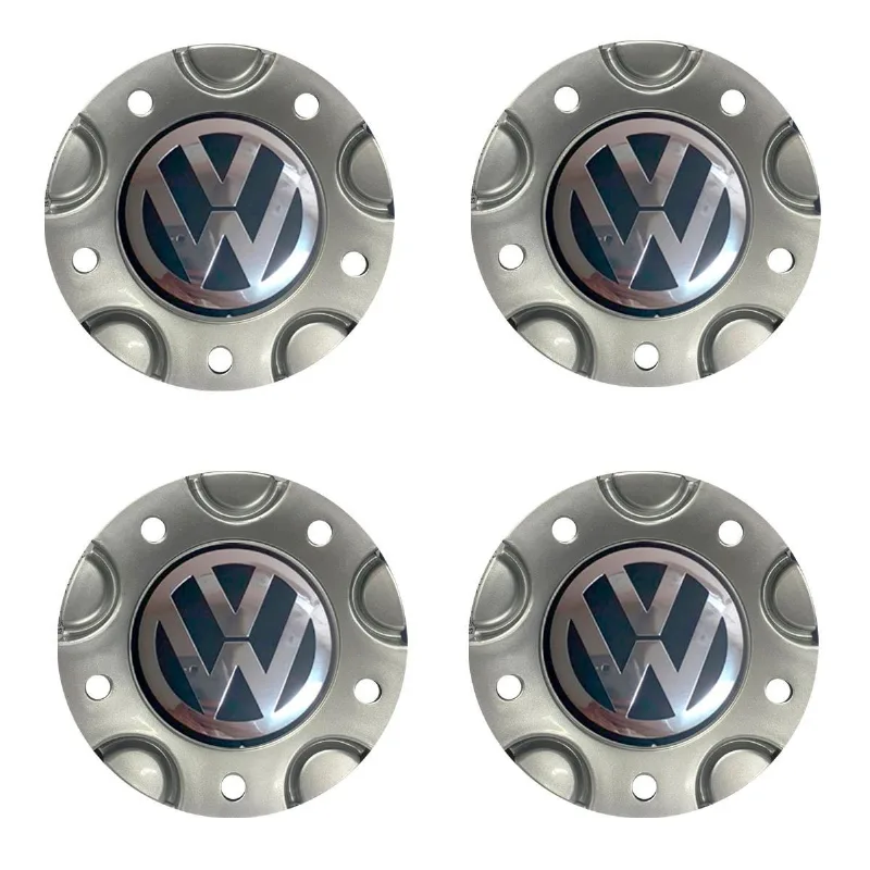 4x Calota Miolo Centro Roda Vw Fox 4 Furos Big Brw270