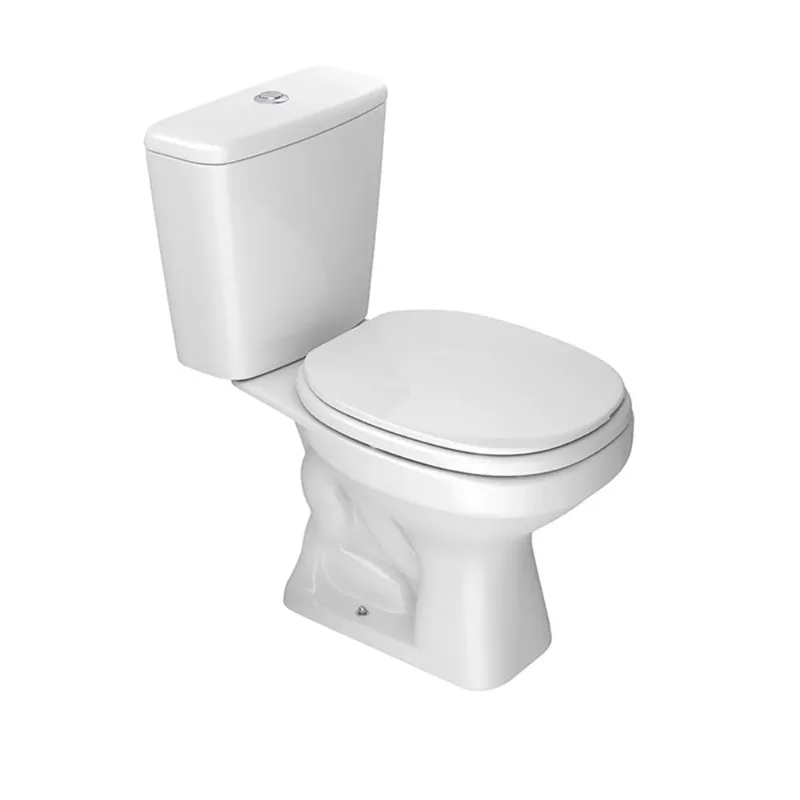 Kit Bacia com Caixa Acoplada e Assento + Conjunto de Fixação, Tubo de Ligação e Anel de Vedação Aspen Branco 3/6L - KP.750.17 - Deca
