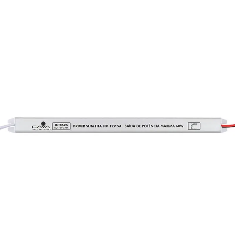 Driver Slim Fita Led 12v 5a 60w