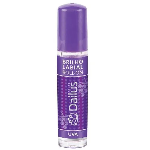 Brilho Labial Roll On Dailus Color Uva - DAILUS - Higiene E Beleza