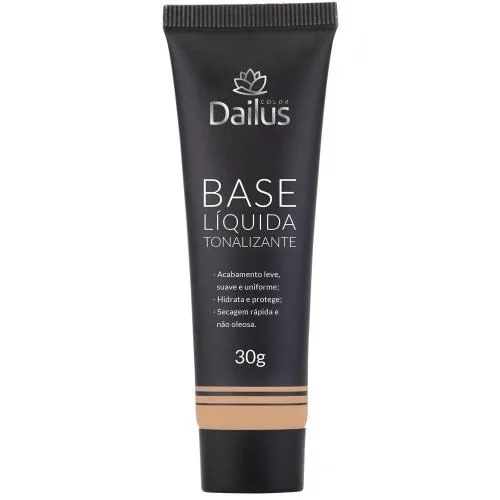 Base Liquida Tonalizante Dailus Color 06 Natural 30gr - DAILUS - Higiene E Beleza