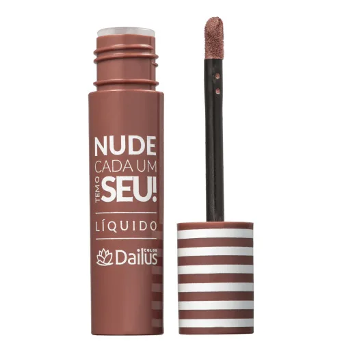 Batom Liquido Nude 10 Morena - DAILUS - Higiene E Beleza