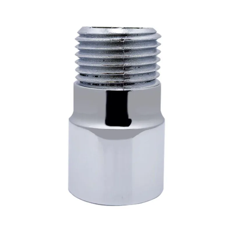 Extensor Aumento Prolongador Curto 4cm Cromado Para Torneira E Chuveiro Rosca 1/2"