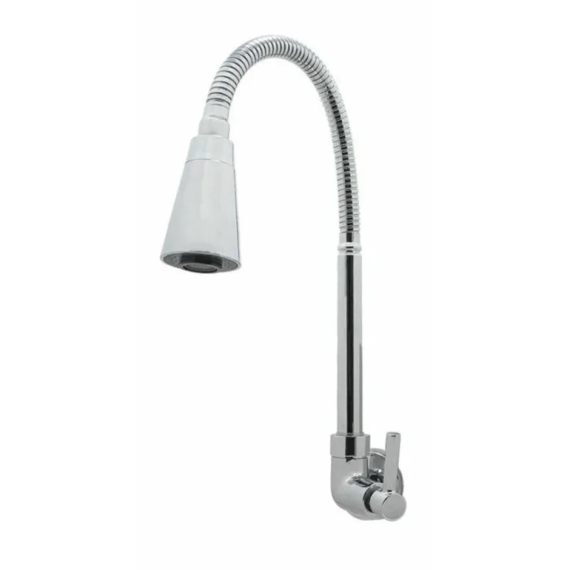 Torneira para Cozinha Parede 1/4V Bica Alta Cromado Conic 3068 C29 - BOGNAR - Cozinhas E áreas De Serviço