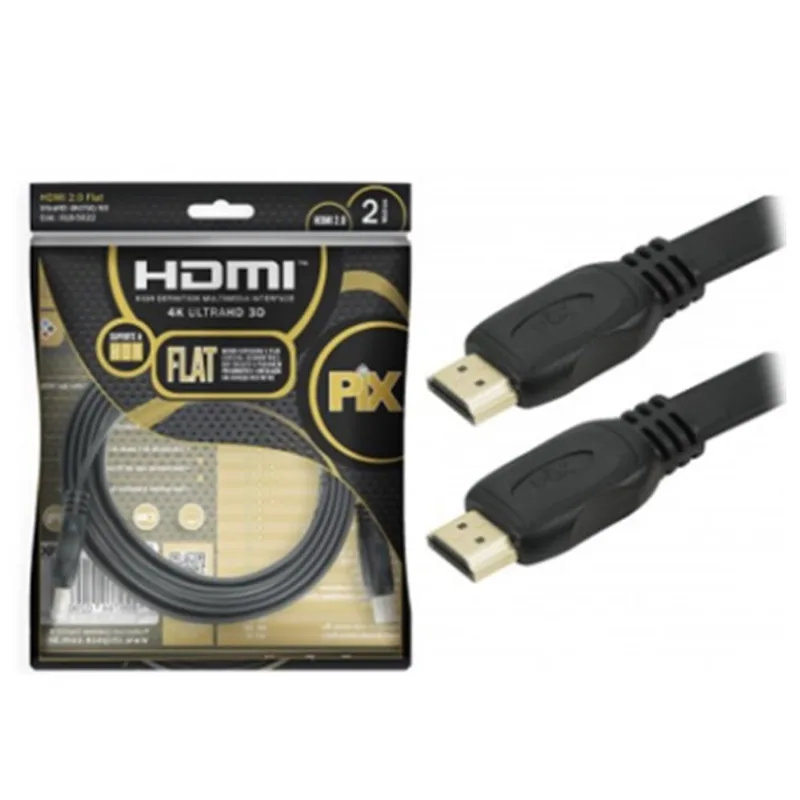 Cabo Hdmi 2.0 4k 2,0m: Vídeo Em Alta Definição